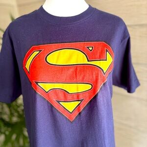 Superman Kids T-Shirt - Blue and Red